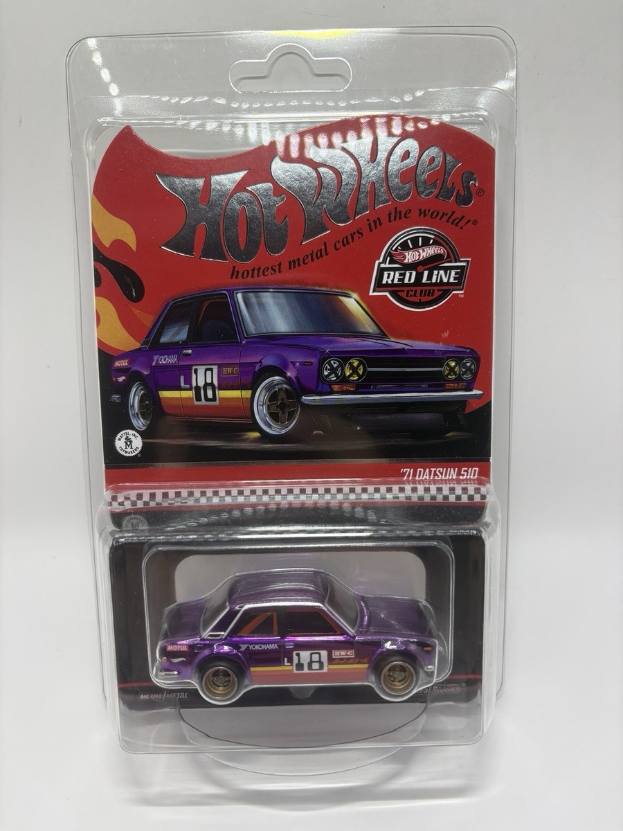 🔥2026 Hot Wheels Red Line Club RLC Purple '71 Datsun 510 FREE