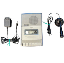 RCA Portable Cassette Player Recorder RP3503  Microphone  AC Adapter Untested