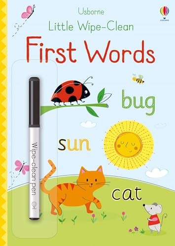 Little Wipe-Clean First Words by Felicity Brooks (Paperback Book) - Image 2