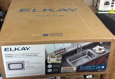 NEW Elkay Parkway 33 Drop-In Kitchen Sink HDSB332294PW 4 Hole Stainless
