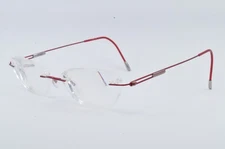 Silhouette Eyeglasses 7534 40 6079 Burgundy, Size 51-17-140