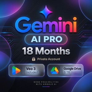 Google Gemini Pro AI Premium 18 Months - Artificial Intelligence
