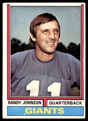 1974 Topps Randy Johnson New York Giants #419 EX
