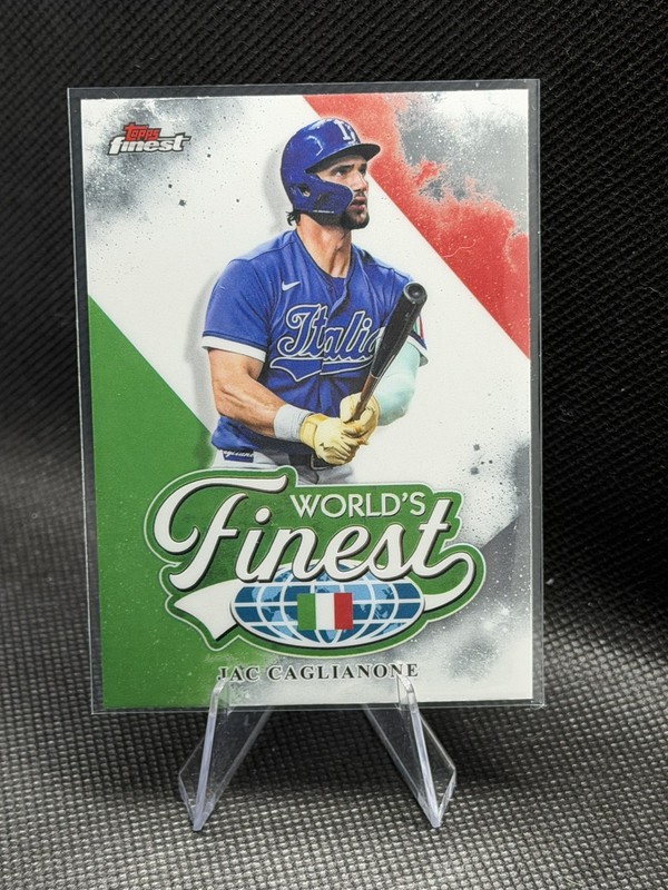2026 Topps Finest Baseball Jac Caglianone Worlds Finest Insert #WF-33 Royals