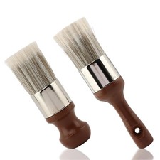 2pcs Leather Furniture Salve Brush Wood Leather Furniture Brush with Comfortable