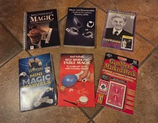 Lot of 6 Books Magic Mentalism Tricks