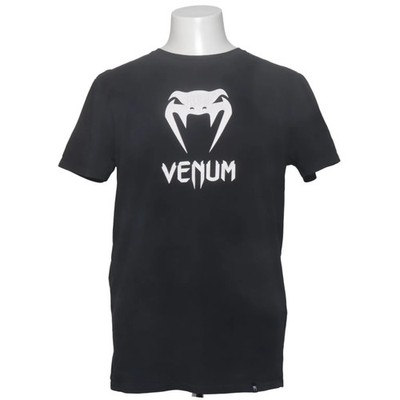 Venum, T-shirt, Größe: L, Schwarz, Baumwolle/Elasthan, Print, Herren #M4b