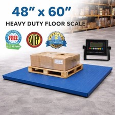 Pallet Scale 4'x 5' Floor Scale 48"x60" Heavy Duty 10000 lbs 5 Year Warrenty New