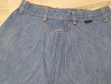 Wrangler Vintage 1970s Denim Sun Shine Contrast Stitching Women Shorts RARE USA