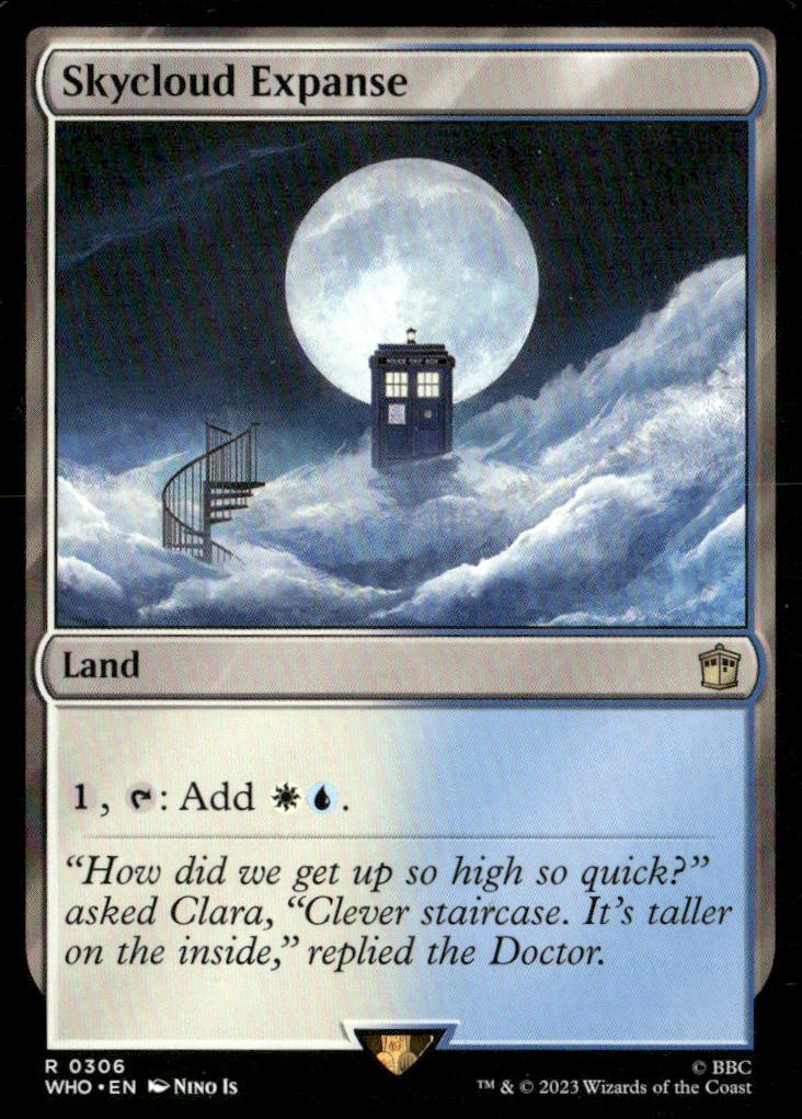 Skycloud Expanse 306 Rare Doctor Who Magic: The Gathering NM