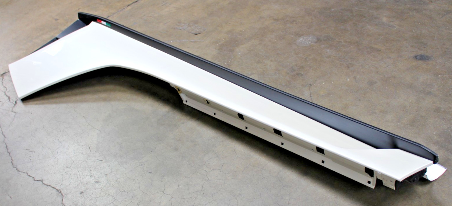 Lamborghini Aventador LP740, LH, Rocker Panel Moulding, Used, P/N 470853563F