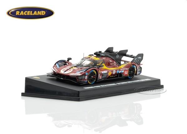 Ferrari 499P Lmh Ferrari Af Corse Le Mans 2025 Giovinazzi/Calado, Looksmart 1:64-image