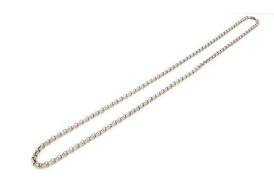 Sterling Silber 925 Rolo Halskette 28'' 4,6 mm