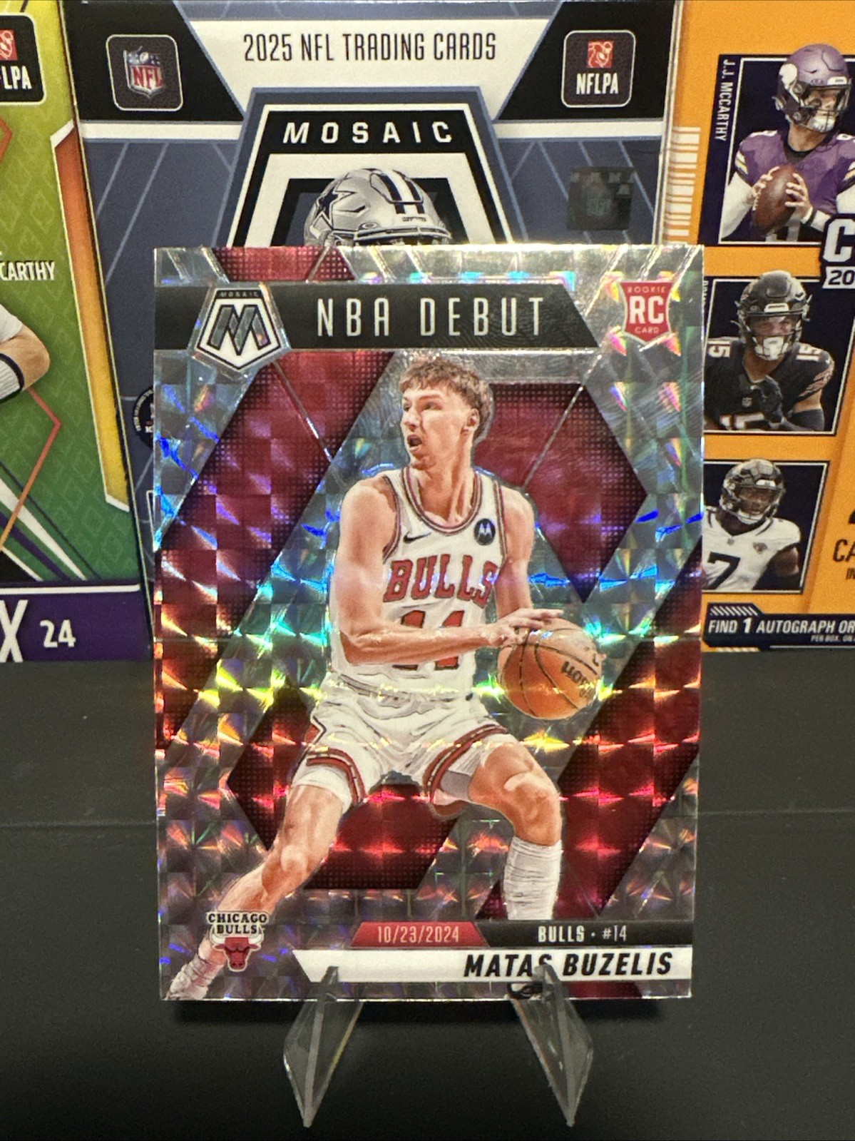 2024-25 Panini Mosaic - NBA Debut Matas Buzelis #257 Mosaic Prizm (RC)