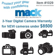 3-Year Warranty for Digital Still Camera 8500 - Mack Warranty 1029