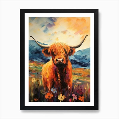 Pinselstrich Impressionismus Stil Pai gerahmtes Wandbild Poster Leinwanddruck Bild