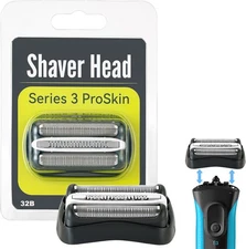 Series 3 Replacement Shaver Head for Braun, Series 3 Foil & Cutter Razor Replace
