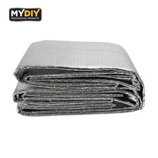 Silver Reflective Foil Insulation Thermal Bubble Wrap 60cm x 5m or 10m Roll