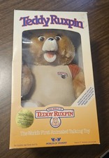 Teddy Ruxpin Doll 1985 Vintage Worlds Of Wonder WOW Excellent Used Condition 
