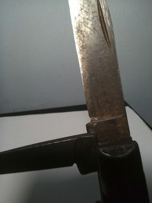 Antikes Messer Wader, geöffnet 16cm lang und geschlossen 9cm lang
