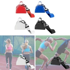 3 inch Metal Cowbell with Wrist Strap Versatile for Football Games Handheld