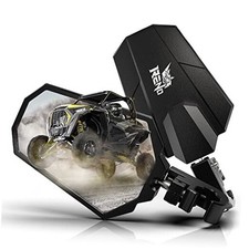 UTV Side Mirrors, Fits 1.25"-2" Roll Bar Universal 1.25"-2" Roll Bar Cage