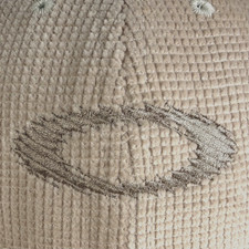 Vintage Oakley Software Raised Dot Cap Beige USA Made Y2K New Old Stock Rare