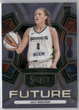 🏀 2024 Panini Select WNBA #23 - Jacy Sheldon - Wings - Future (RC)
