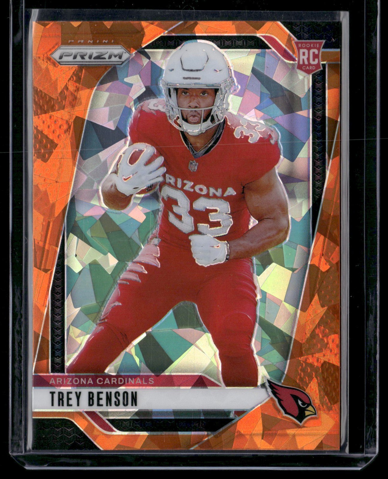 2024 Panini Prizm #392 Trey Benson Orange Ice