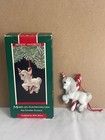 Hallmark Merry Go Round Unicorn Porcelain Christmas Keepsake Ornament 1989 — photo 2