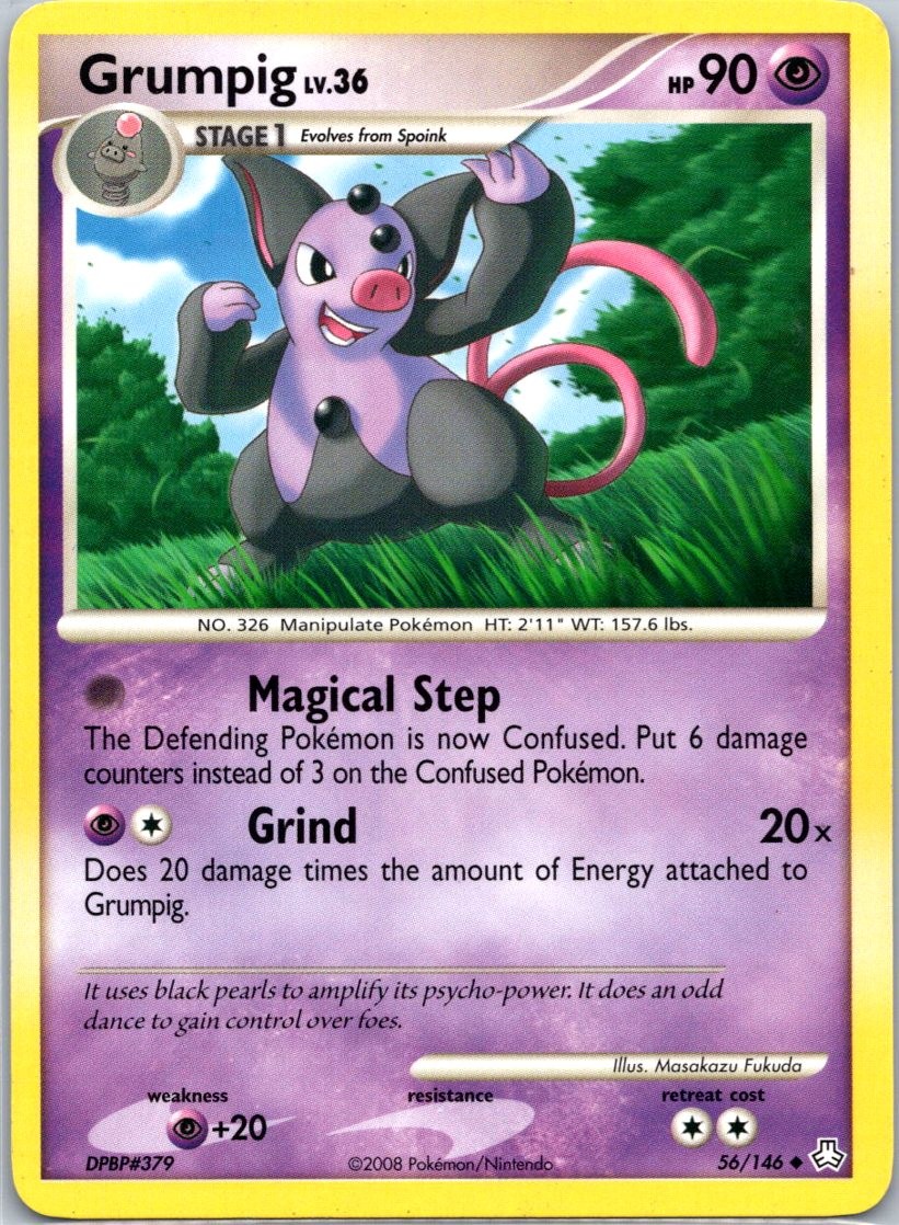 Grumpig 56/146 Uncommon Legends Awakened NM