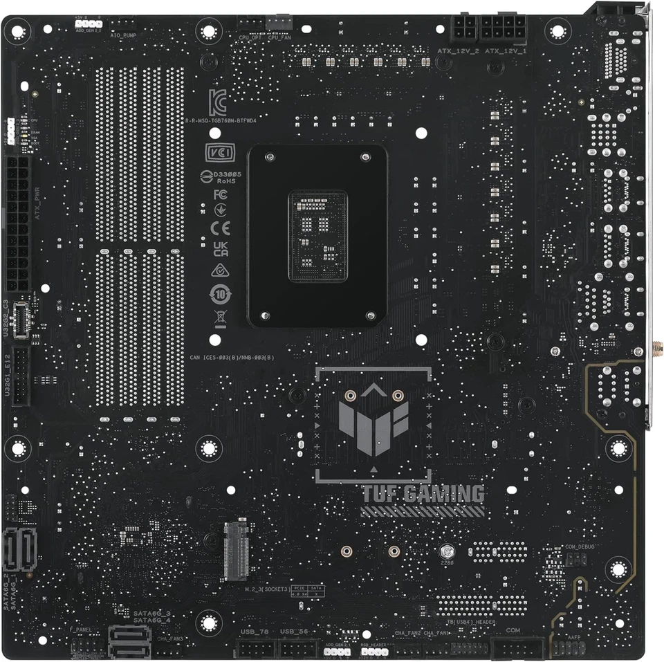 ASUS TUF Gaming B760M-BTF WiFi D4 Motherboard Socket Intel LGA 1700 (Intel B760, - Imagen 3 de 4