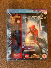 The Amazing Spider- Man 2 Blu- Ray+ Lego Key Chain Ltd Edition. New & Sealed