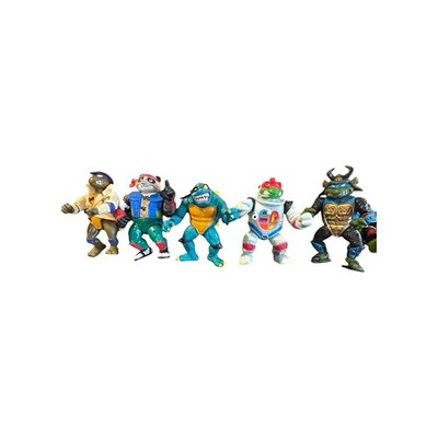 Vintage TMNT 1990's Teenage Mutant Ninja Turtles Playmates 4  Lot Set Of 5