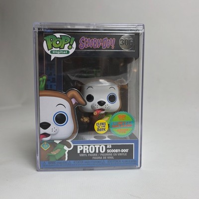 Funko Pop! Digital Scooby-Doo, Proto As Scooby-Doo #306 LE2300 mit Hardcase