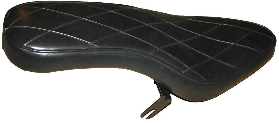 Giuliai Diamond Stitch 座椅 Shock Mount Harley XL Ironhead Sportster 1959-78 — 第 4/4 张图片