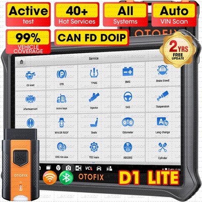 2025 OTOFIX D1 Lite Bidirectional Full System Diagnostic Tool Key Coding Scanner