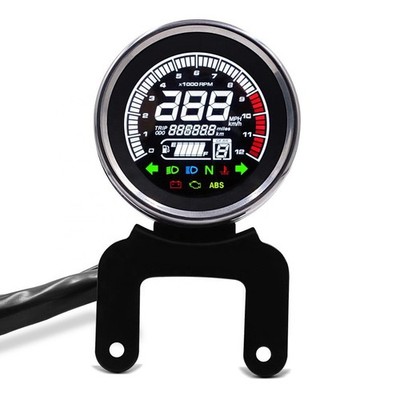 Motorrad Tachometer LCD Digital Drehzahlmesser Zaddox FGX gebraucht