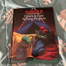 Bibliothèque de référence de couture vintage Singer PROJETS DE COUTURE RAPIDES ET FACILES dos rigide USA