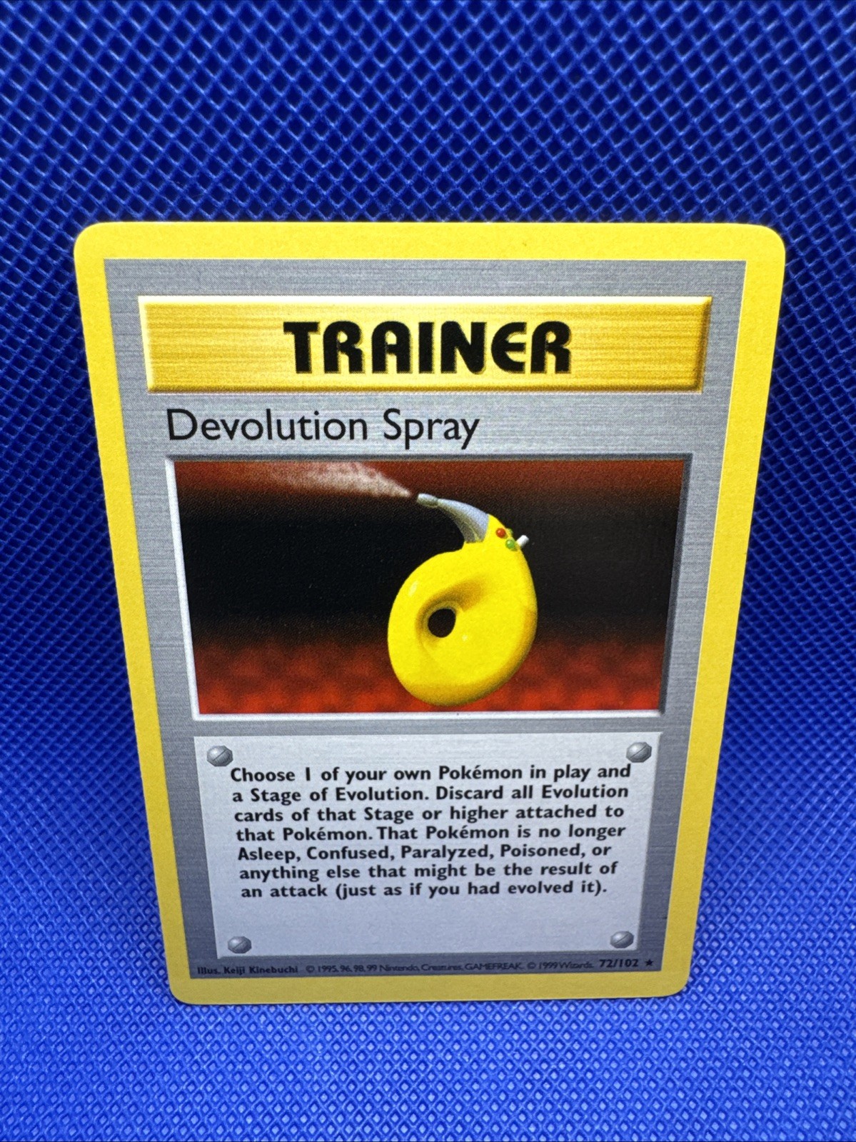 1999 Pokemon Shadowless Base Set Devolution Spray Rare 72/102 NM