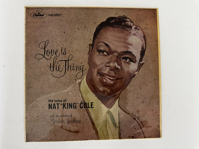 Nat King Cole Love Is the Thing Capitol LCT 6129 UK Mono LP Gordon Jenkins