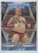 2020 Topps Chrome WWE Shocking Wins Lord Tensai #SW-16 u0u