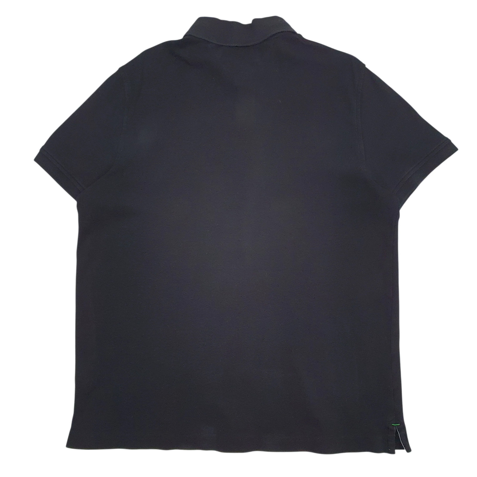 TOMMY HILFIGER Black Polo Shirt Short Sleeve Cotton Mens M image 2