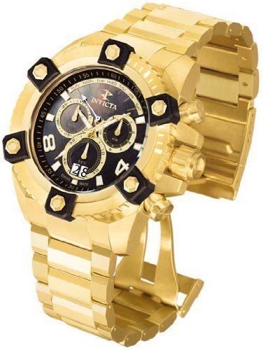 Invicta - BOLT - Gold Plated Case & Bracelet - Multifunction Invicta - BOLT - Gold Plated Case & Bracelet - Multifunction