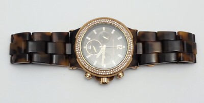 Michael Kors Bel Air MK5528 MK-5528 Womens Brown Tortoise Chronograph Watch Michael Kors Bel Air MK5528 MK-5528 Womens Brown Tortoise  main image 2