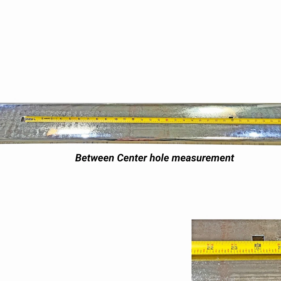 Rear Bumper Stepside Chrome Metal 1948~72 Ford Truck F100/1973~1977 3/4 Ton 4WD Foto 2 de 4