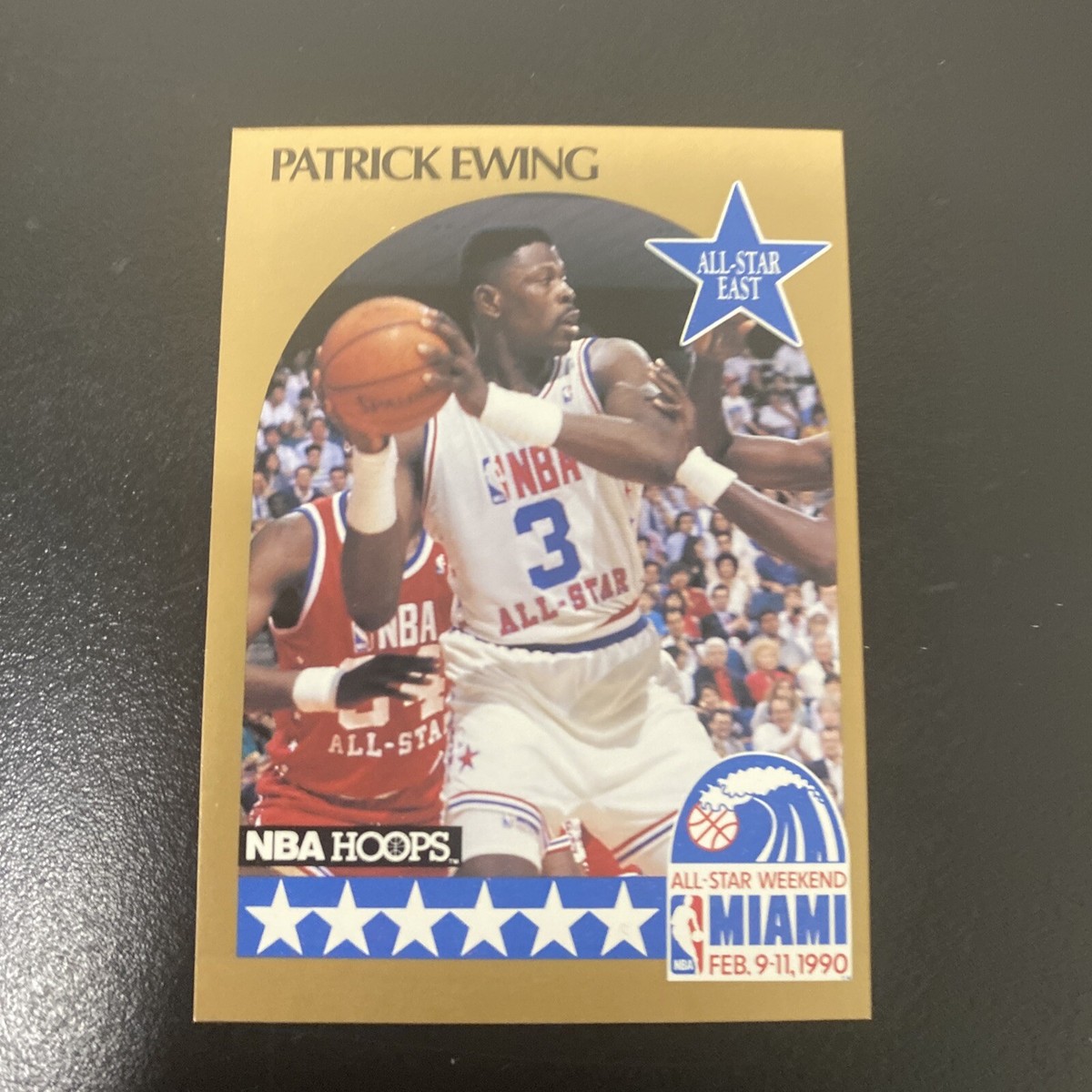 NBAカード　panini Patrick Ewing 1of1 2023-24 Panini Phoenix NBA Patrick Ewing #181 Gold Prizm 03