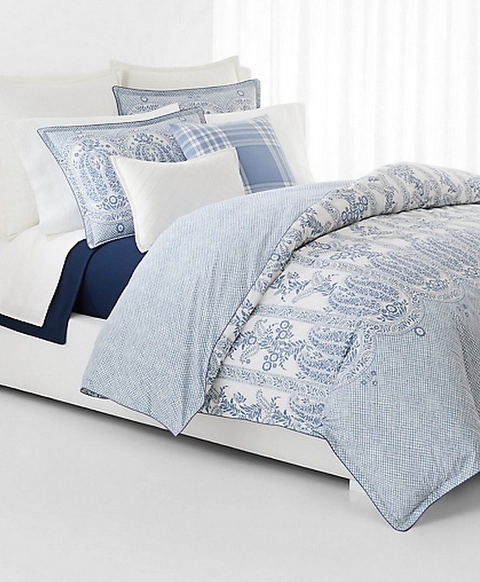 Lauren Ralph Lauren Full/Queen Wakefield Paisley Blue 3PC