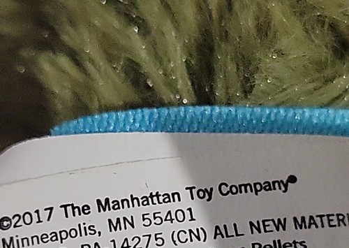 2017 Manhattan Toy Company Little Jurassics Crunch Stegosaurus Green Pre-owned - Imagen 7 de 8