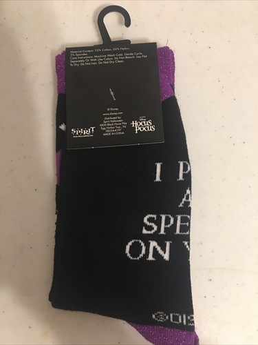 Calcetines Disney Hocus Pocus Crew Talla: 6-10 - Totalmente Nuevos- - Imagen 2 de 4